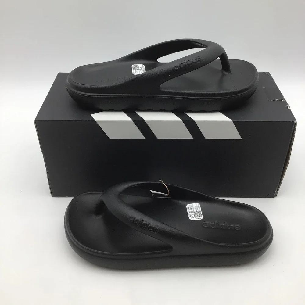 Adidas Adilette Lumia Flip Flop Core Black JR9715 Mens Size 6 Womens Size 7 NEW
